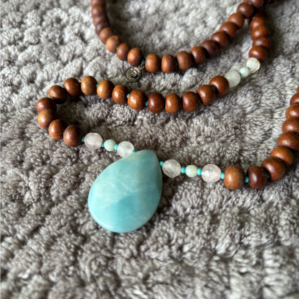 Tiny Devotions Amazonite Mala Beads